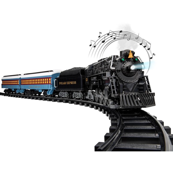 Lionel Battery-Operated The Polar Express Toy Train Set with Bluetooth,