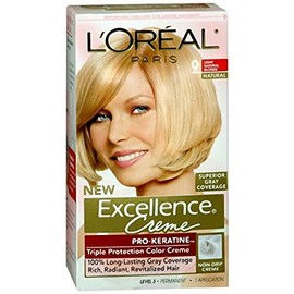 Exc H/C Nat Bld #9 R Size 1ct L'Oreal Excellence Creme Hair Color Light Natural Blonde #9