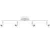 AIBOO Track Lighting Kit, Modern White Ceiling Spot Lighting with