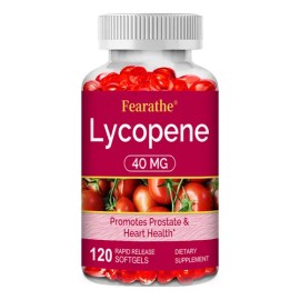 Cápsulas Blandas De Licopeno Fearathe De 40 Mg, 120 Cápsulas                                                                                          