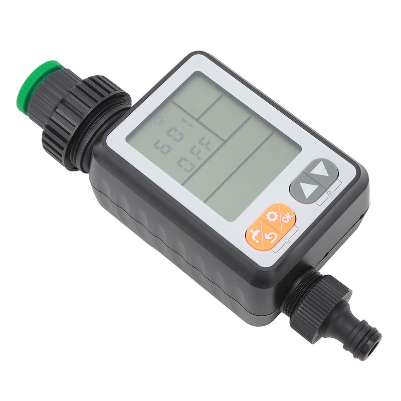 Automatic Water Timer Garden Hose Farm Irrigation 3in Display Rain