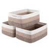 OIASKET 3 Pack Small Storage Baskets for Organizing, Cute Woven