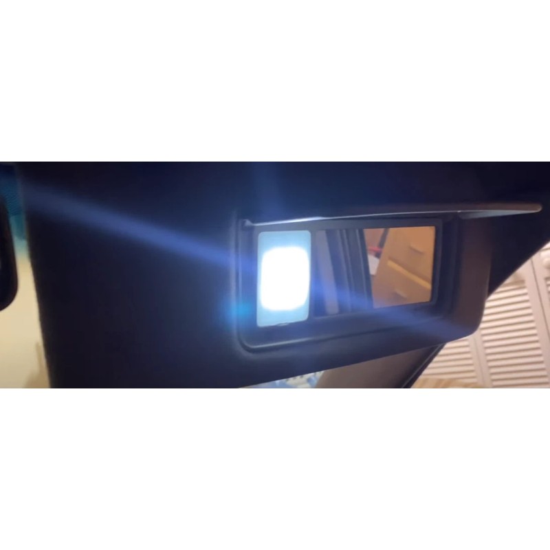 newlineperformanceLED White Sunvisor, Dome/ Map Light LED interior bulb Kit