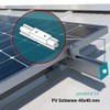 VOOXA Aluminium C Profile Connector 45 x 25 x 100