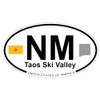US Decal, Inc. Taos Ski Valley, New Mexico - Oval
