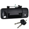Osompar Tailgate Handle with Rear Camera Hole Key Lock Cylinder