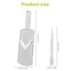Kitchen Mandoline Vegetable Slicer, Potato Veg Slicer with Cleaning Brush,