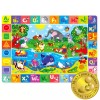 QUOKKA Baby Play Mat for Floor Plush ABC Playmat for