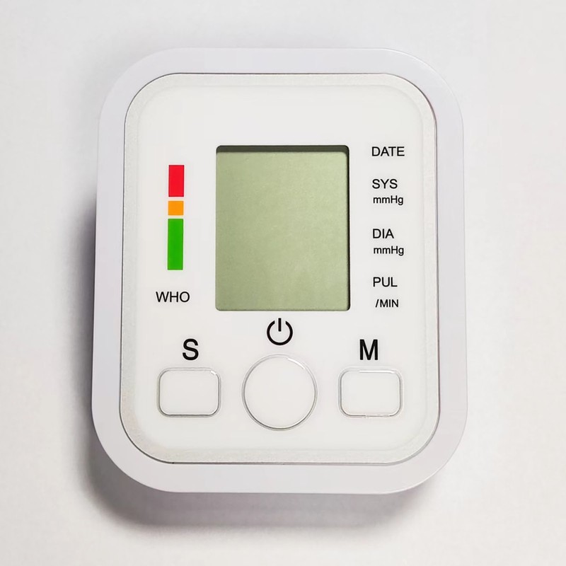 Household Electronic Arm Sphygmomanometer Backlight Blood Pressure Meter Monitor English