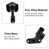 INCREWAY Pack of 2 Oval Corner Closet Rod Support Bracket
