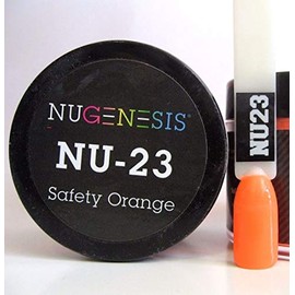NuGenesis Nail Dipping Powder Color 1.5oz/43g Jar - (NU23 SAFETY ORANGE)