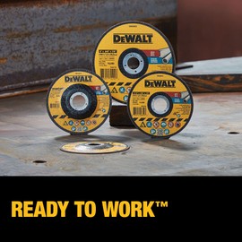 DEWALT Zirconia Abrasive Flap Discs, 4-1/2 X 7/8 Inch, 60 Grit T29, 2 Pack (DWA8207B2)