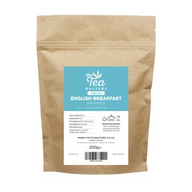 The Tea Masters Loose Leaf Tea - Decaf English Breakfast - Fannings (1x250g)