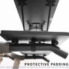 VIVO Universal Treadmill Desk Riser, Height Adjustable Platform for Notebooks,