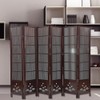 8 Pcs 47x47mm Double Acting Hinges Furniture Folding Screen Hinges,