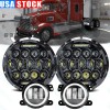 Nartoup for Freightliner Coronado 7inch Round LED Headlights + 4inch