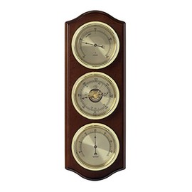 TFA Dostmann Wetterstation mit Barometer, Braun