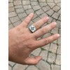 Solid 925 Sterling Silver Mens Masonic Ring - Plain Freemason