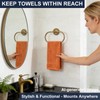 Antique Brass 4-Piece Bathroom Hardware Set Adjustable Towel Bar 13-24"