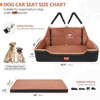 XIEEAOZEE Dog Car Bed Booster, Comfortable Travel Seat for Large/Medium