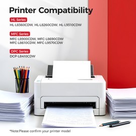 caink TN436 Toner Cartridge Set 4-Pack Printer Replacement Compatible for Brother TN-436 TN433 TN431 MFC-L8900CDW MFC-L8690CDW HL-L8360CDW HL-L8260CDW MFC-L8610CDW MFC-L8905CDW MFC-L9570CDW HL-L8360CDWT Ink