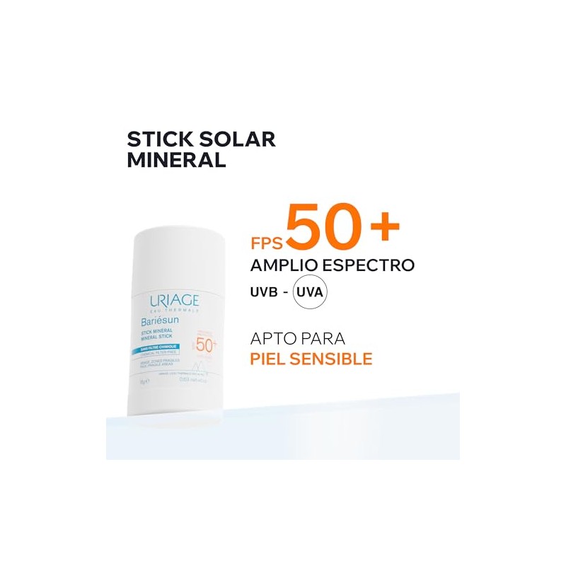 Uriage Stick Solar Mineral SPF50+ - Protector Solar 100% Mineral