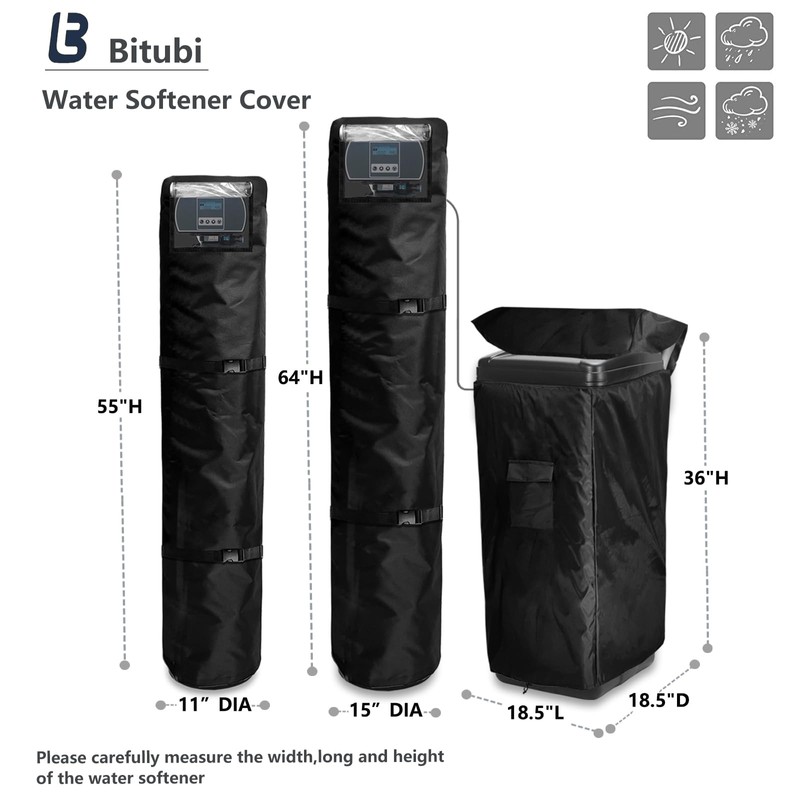 Bitubi Water Softener System Cover Outdoor for PRO+AQUA Water Softener