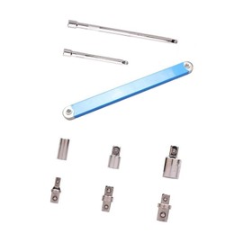 Milageto Offset Extension Wrench, Impact Wrench Extender Tool for Small Place