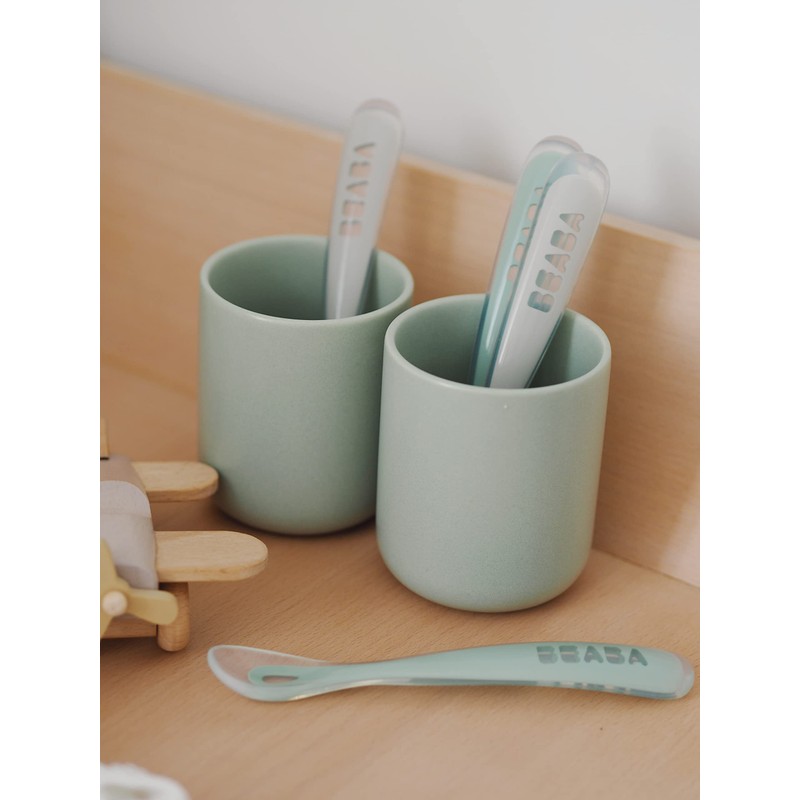 Beaba 4 First Stage Spoons (Neon/ Blue/ Nude/ Lagoon)