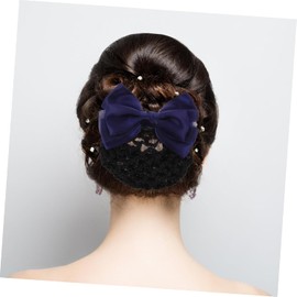 HEALLILY 2 Piezas redecillas para el cabello para mujeres accesorios para accesorios redecillas para mujeres pinzas para el cabello para pinzas para cabello tela