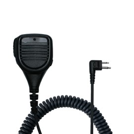 Sarcia CP200D Shoulder Speaker Mic Compatible with Motorola CP200 CP185 CLS1410 CLS1110 BPR40 MAGONE BC130 RDU4100 DLR1060 DLR1020 Walkie Talkie 2 Way Radio with 3.5mm Audio Jack