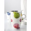 Goebel Colori Mix 23-123-38-1 Tea Cup with Lid and Strainer