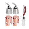 6pcs Wine Tool Kit Champagne Stopper Wine Preservation Cork Wine
