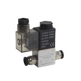 WOWCLEDED 2V025-08 dc12v 24v 220v Type Pneumatic air Solenoid Valve 2 Position 2 Port Normally Closed Air Magnetic Valve Pneumatic 1Pcs (Color : 4mm Hose Pipe, Size : AC220V)