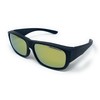 The Mirrored Fit Over Glasses, OTG, Polarized Unisex Wrap-Around Sunglasses