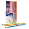 Eziglide Jumbo TriGrip Colouring Pencils, Box of 48 Triangular Pencils,