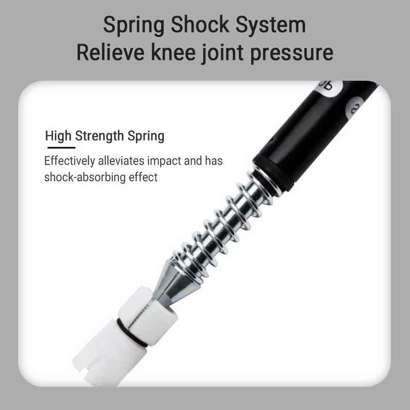 Mountaineering Telescopic Trekking Poles Aluminum Alloy Hiking Stick Collapsible Walking