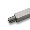 DEOLER Brushed Nickel Shower Arm with Flange, Square, 4 Inch,