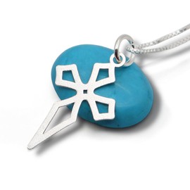 Sterling Silver Diamond Tip Cross Necklace for Women - Modern Open Design - Handmade 925 Christian Pendant - Satin Matte Finish (16 inch)