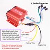 XYC 12V Motorcycle Waterproof FM USB 4 Channel 3 Inch