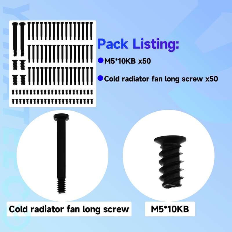 30cm chassis fan screw