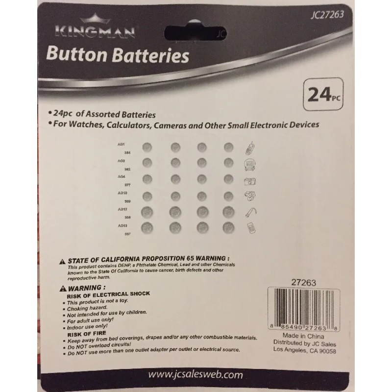 kingman 2 Of 24 PCS of Assorted Batteries, Super Alkaline