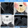 CANIPHA 4pcs Spin Mop Replacement Parts, Spin Bucket Mop Clutch