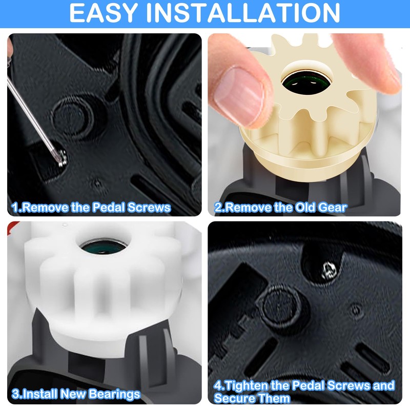 CANIPHA 4pcs Spin Mop Replacement Parts, Spin Bucket Mop Clutch