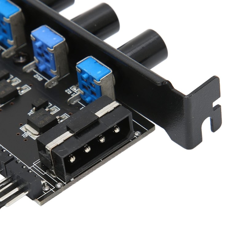 PC Fan Hub, PC8 Channel Fan Hub Plastic Metal for