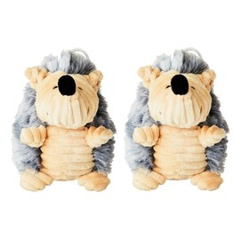 Buddy Hedgehog Squeaky Dog Toy - Fuzzy Hedgehog Plush Toy, Stuffed Dog Hedgehog Toy, Hedge Hog Toy for Dogs.(Pack of 2)