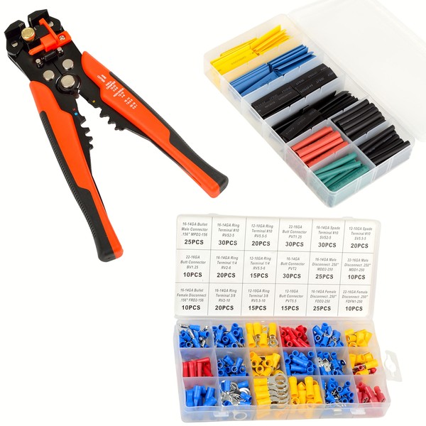 ATE Pro. USA - 521pc Electrical Repair Kit, Wire Stripping