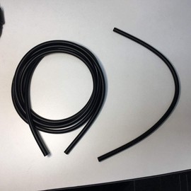 DLM High Grade Replacement Silicone Hose for Sanitizer Machine, Silicone Vacuum Tubing Hose Black 60 psi Maxium