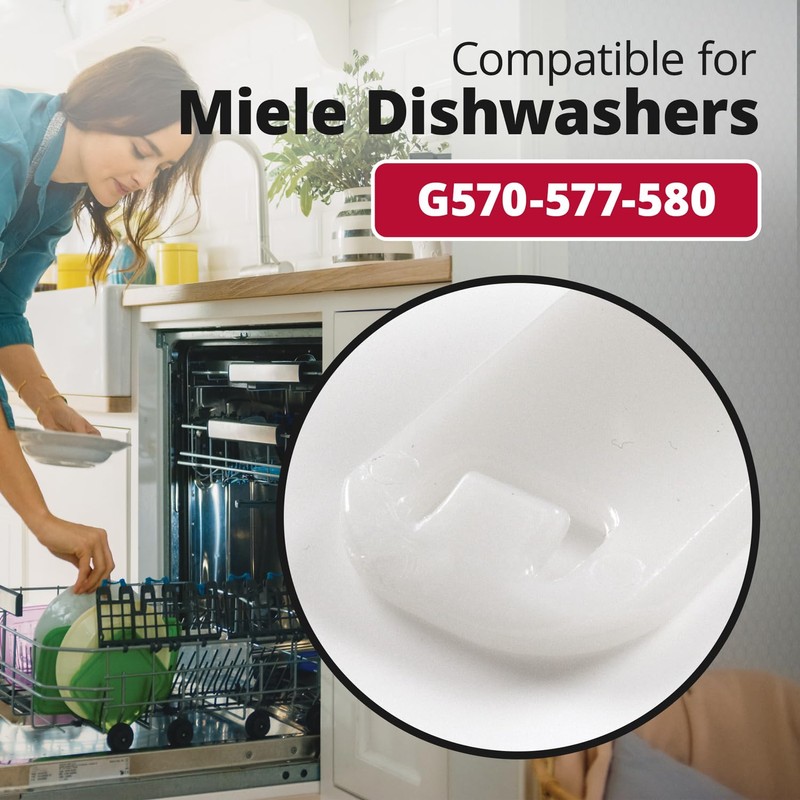 Reliapart Basket Wheel and Holder for Miele G2 Type Dishwashers