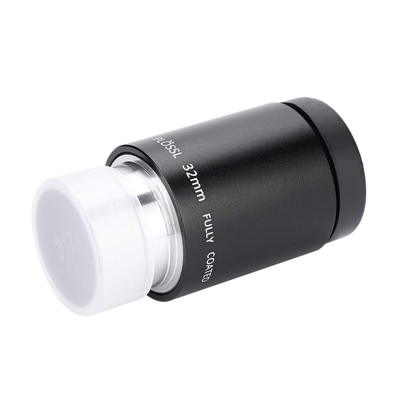 Yunir Black Plossl 32mm Telescope Eyepiece, Multi-Coated, 1.25" Filter Thread